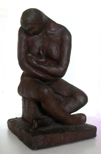 Mother and Babe: bronze